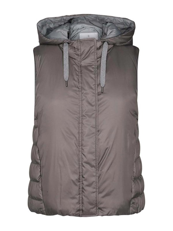 BRUNELLO CUCINELLI: padded jackets - Grey Down Jacket
