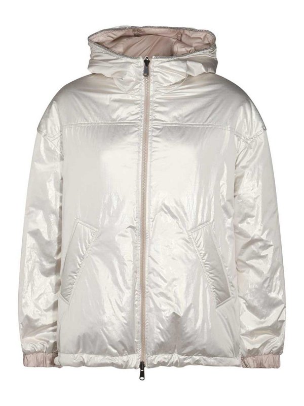 BRUNELLO CUCINELLI: padded jackets - White Down Jacket