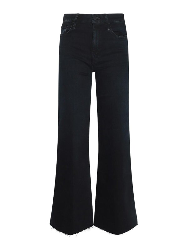 MOTHER: straight leg jeans - Black Cotton Jeans
