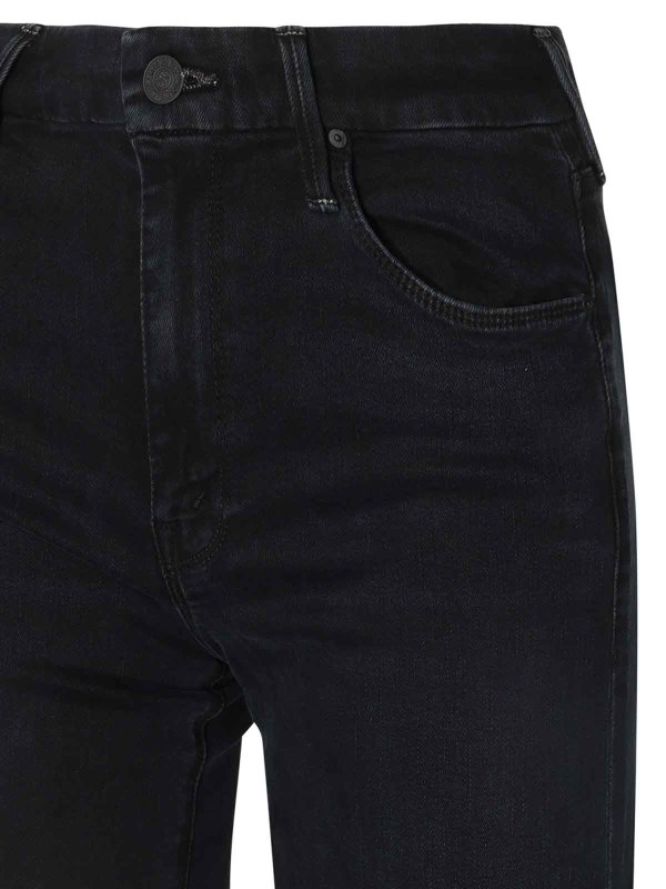 The Best Shops MOTHER: straight leg jeans - Black Cotton Jeans