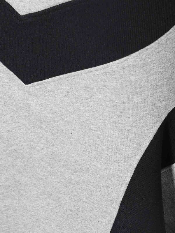 The Best Shops The Attico: Knee length skirts & Midi - Grey Cotton Skirt