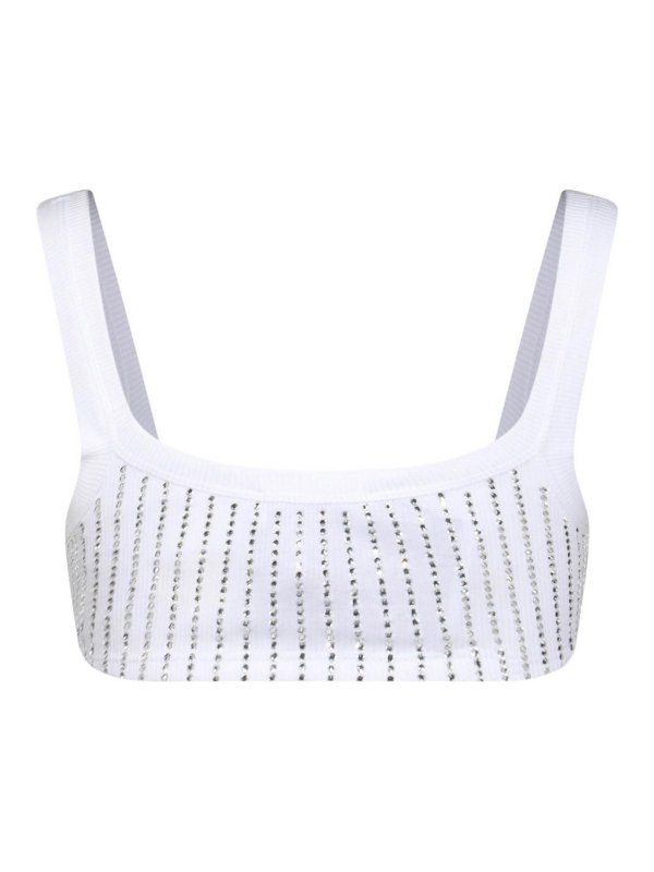 The Attico: Tops & Tank tops online - White Cotton Top