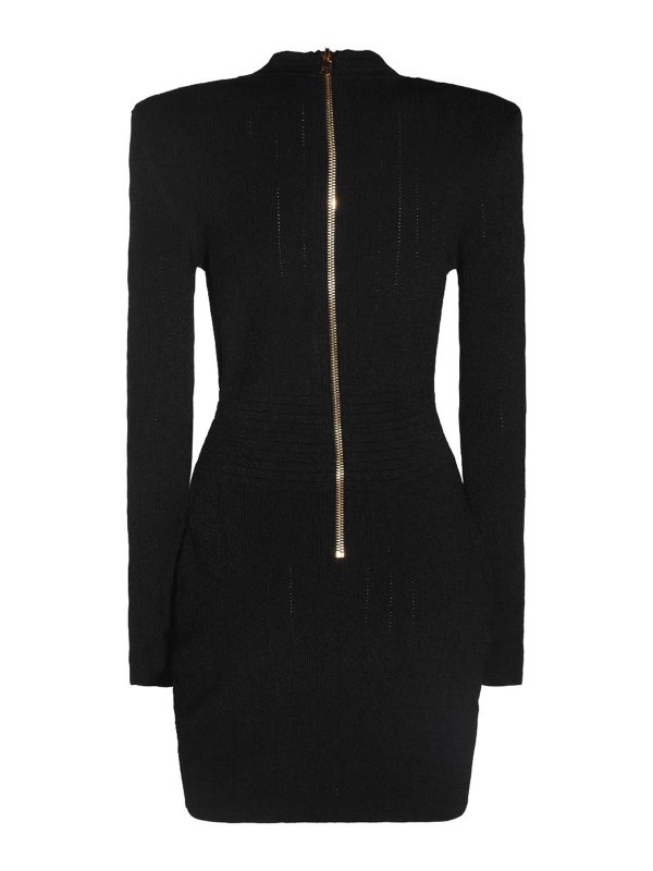 Balmain: Vestidos cortos online - Vestido Corto - Negro