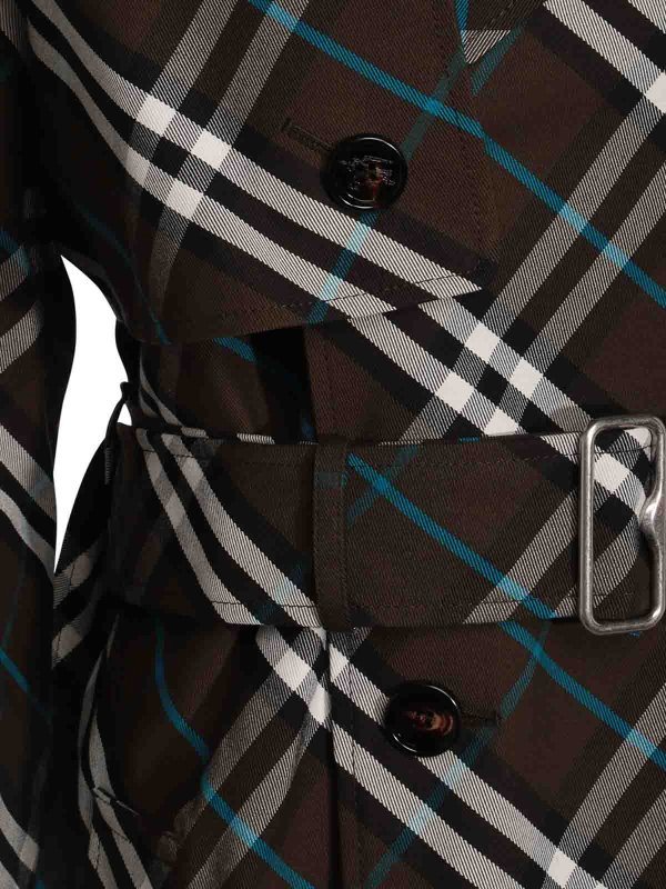 The Best Shops BURBERRY: short coats - Multicolor Trench Coat