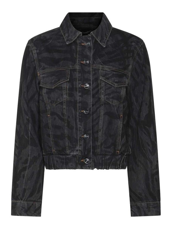 GANNI: Blazer - Blazer - Schwarz