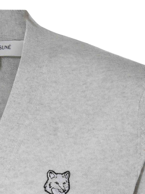 The Best Shops MAISON KITSUNÉ: クルーネック - クルーネック - グレー