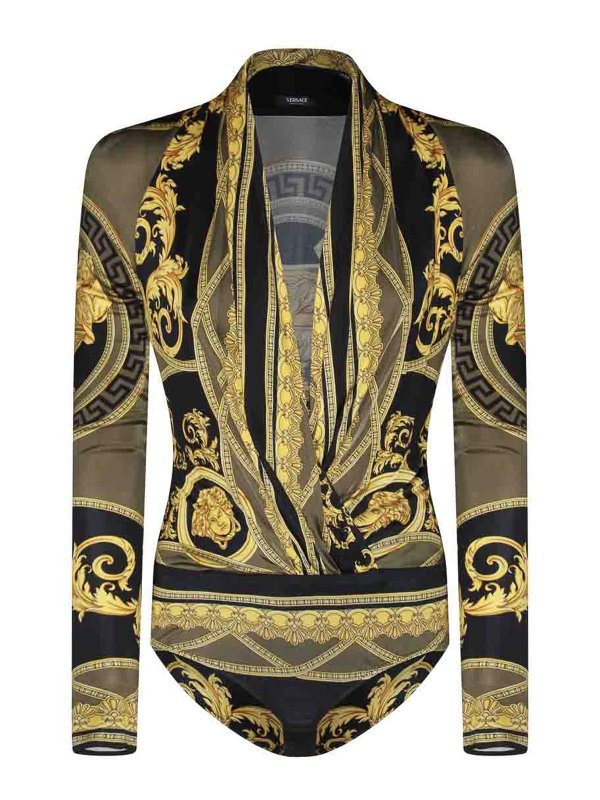 VERSACE: Tops und Tank Tops - Jumpsuit - Schwarz