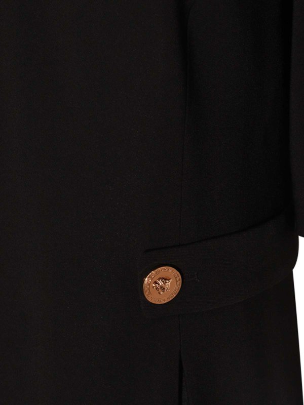 The Best Shops VERSACE: short dresses - Black Viscose Mini Dress