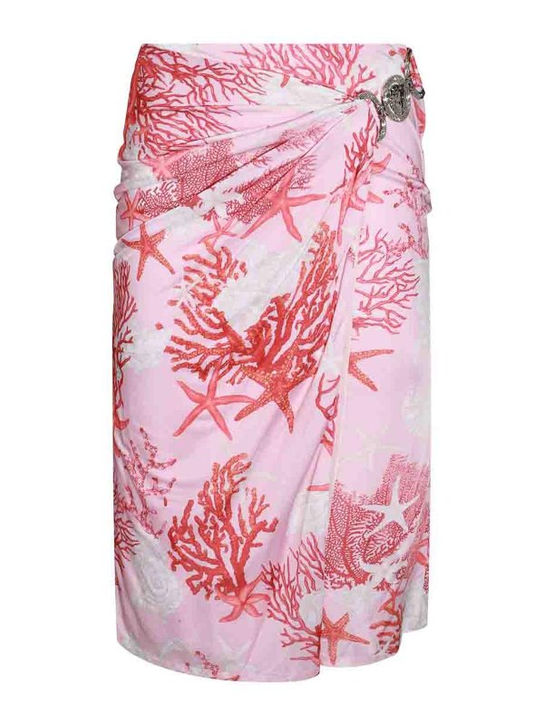 VERSACE: Knielange und Midi Röcke - Midirock - Nude