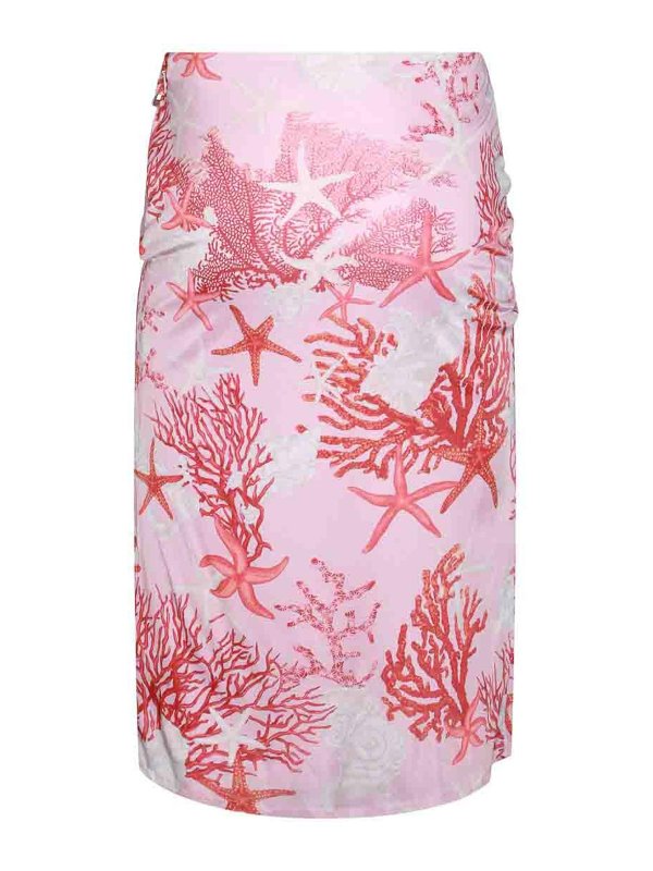 VERSACE: Knielange und Midi Röcke online - Midirock - Nude