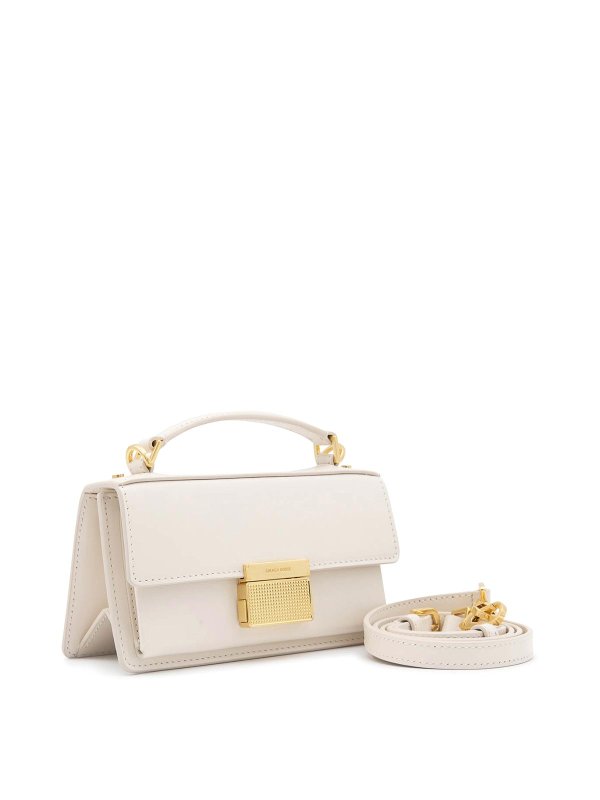 GOLDEN GOOSE: cross body bags online - White Leather Crossbody Bag