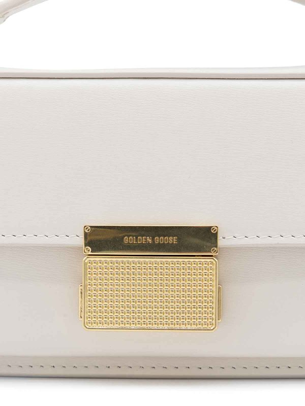 White Leather Crossbody Bag shop online: GOLDEN GOOSE