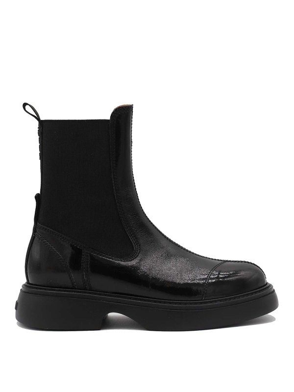 GANNI: Stiefel - Stiefel - Schwarz