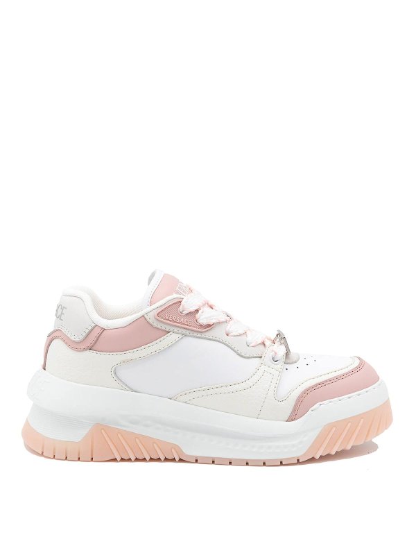 VERSACE: Zapatillas - Zapatillas - Color Carne Y Neutral