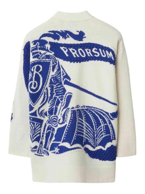 BURBERRY: Cárdigans online - Cárdigan - Azul