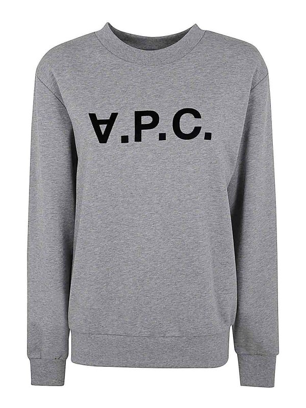 A.P.C.: Sweatshirts & Pulls - Sweat-Shirts - Gris