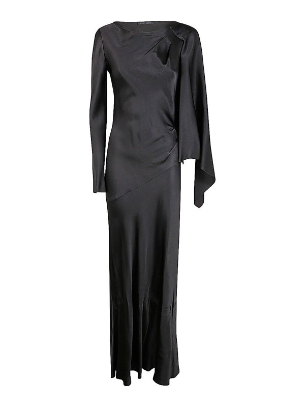ALBERTA FERRETTI: evening dresses - Satin Long Dress