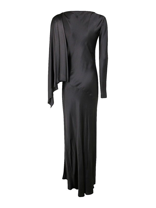 ALBERTA FERRETTI: evening dresses online - Satin Long Dress