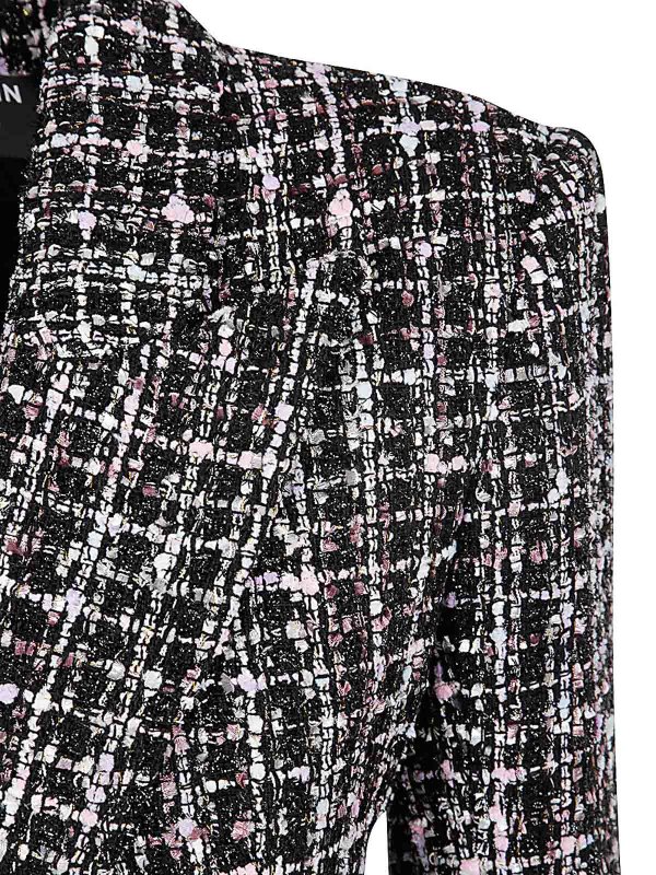 The Best Shops Balmain: Fourrure - Manteau En Fourrure - Noir