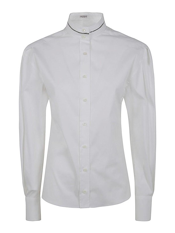 BRUNELLO CUCINELLI: Hemden - Hemd - Weiß