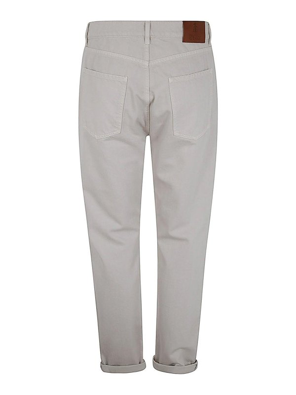 BRUNELLO CUCINELLI: ストレートジーンズ online - ストレートジーンズ - 白