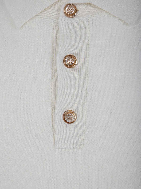 The Best Shops BRUNELLO CUCINELLI: polo shirts - Long Sleeves Polo With Bottoms
