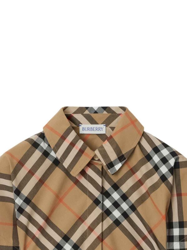 BURBERRY: ニーレングスドレス online - 膝丈ドレス - 白