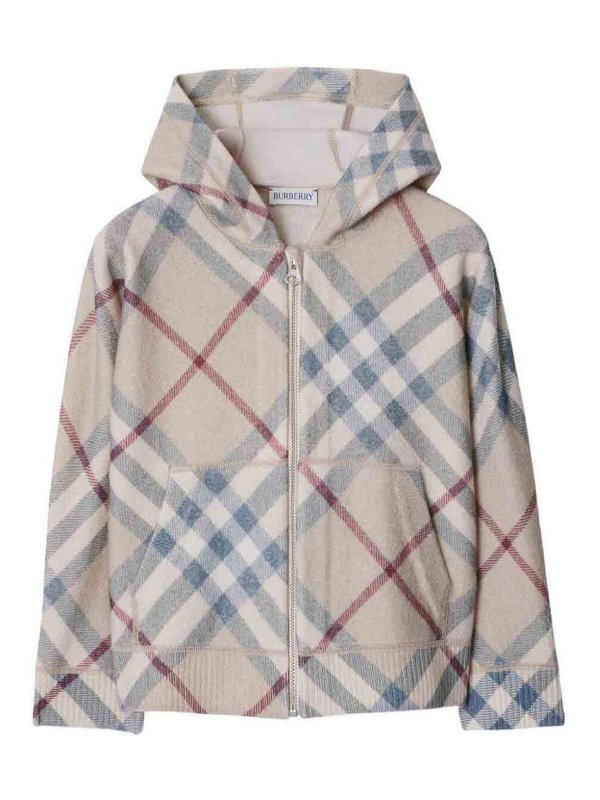 BURBERRY: Sweatshirts & Sweaters - Wool hoodie