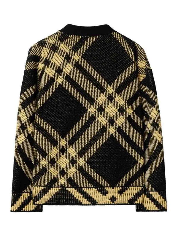 BURBERRY: cardigans online - Cotton cardigan