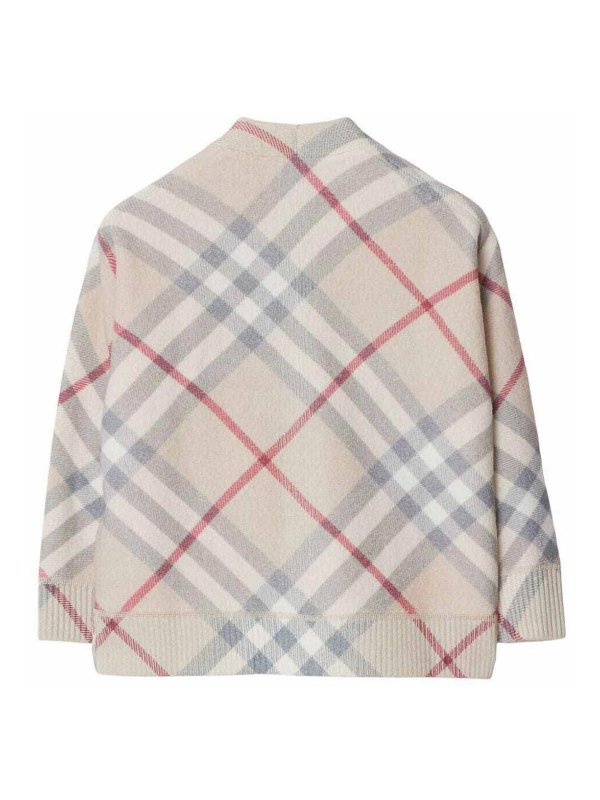 BURBERRY: cardigans online - Wool cardigan