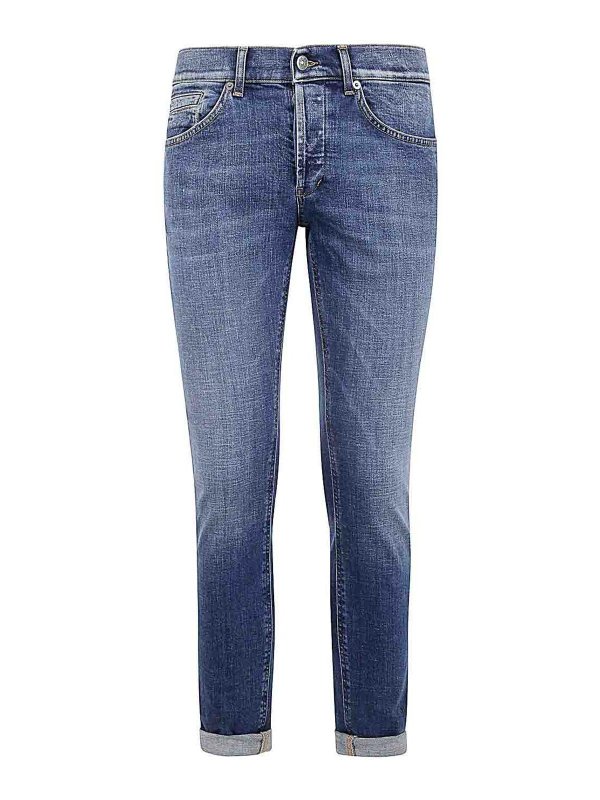 DONDUP: ブーツカットジーンズ - ブーツカットジーンズ - ブルー