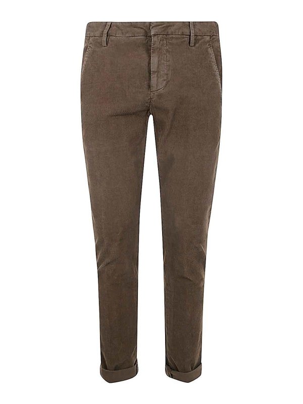 DONDUP: カジュアルトラウザー - カジュアルパンツ - 赤