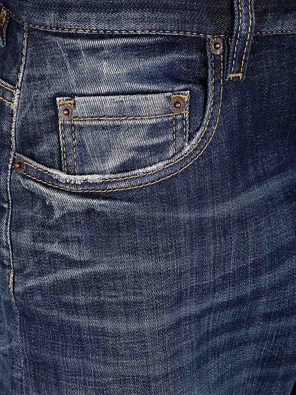 The Best Shops DSQUARED2: スキニージーンズ - スキニージーンズ - ブルー