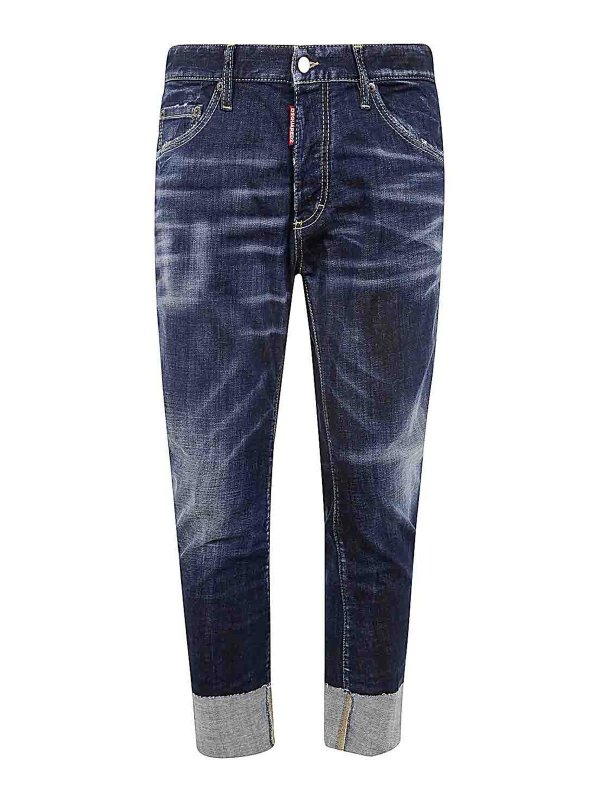 DSQUARED2: straight leg jeans - Sailor Jeans
