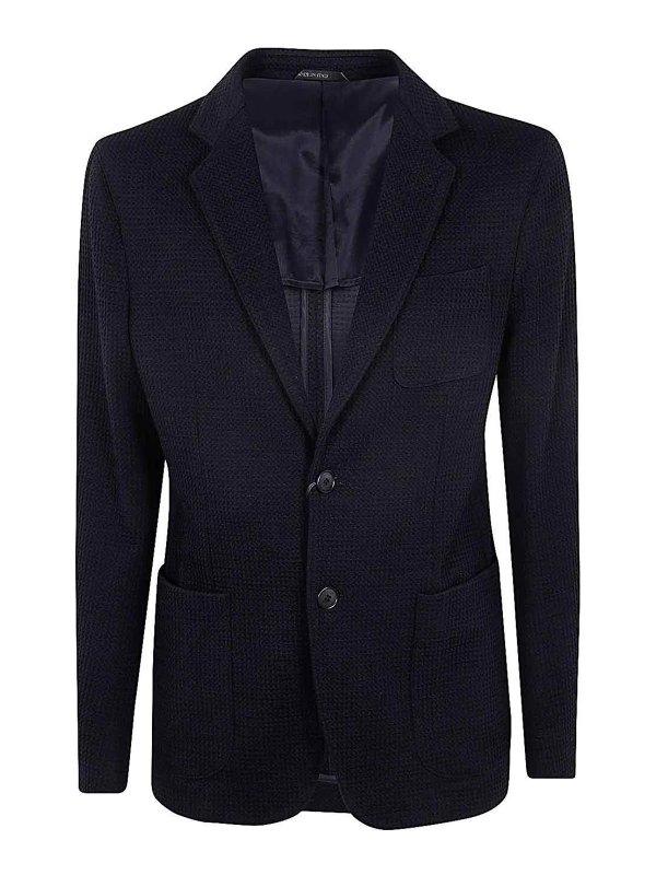 GIORGIO ARMANI: blazers - Blue Blazer
