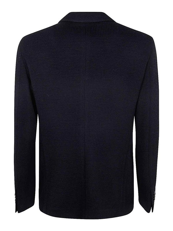 GIORGIO ARMANI: blazers online - Blue Blazer