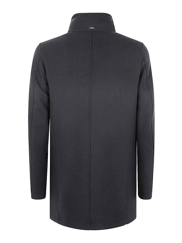 HERNO: padded coats online - Tech Fabric Coat
