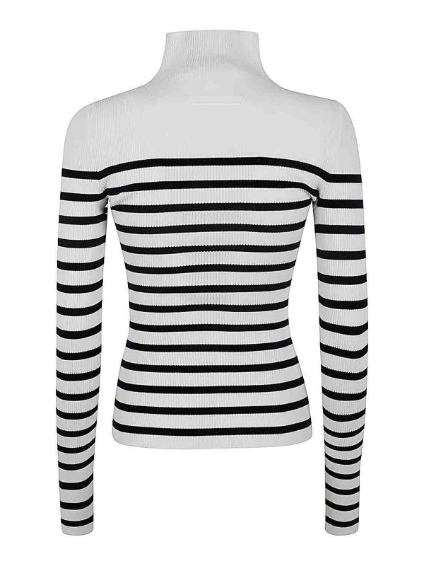 JEAN PAUL GAULTIER: Suéteres con cuello pico online - Suéter Cuello Redondo - Blanco