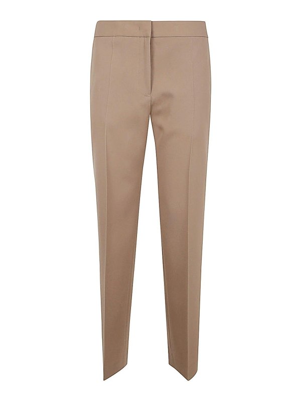 JIL SANDER: Tailored & Formal trousers - Tailored beige pants