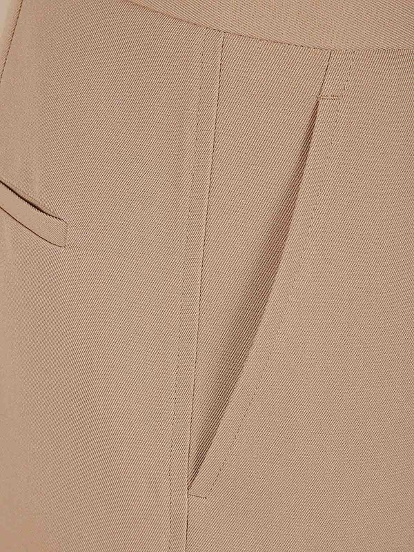 The Best Shops JIL SANDER: Tailored & Formal trousers - Tailored beige pants