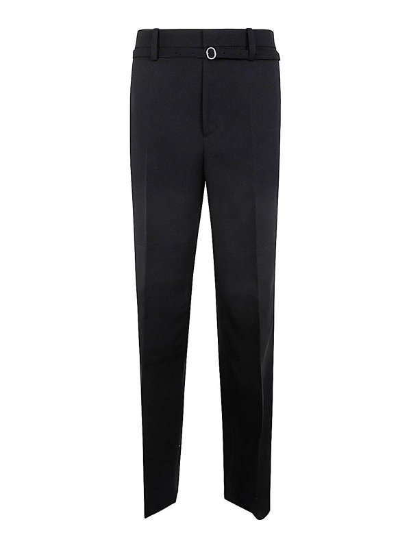 JIL SANDER: Pantalones casual - Pantalón Casual - Negro