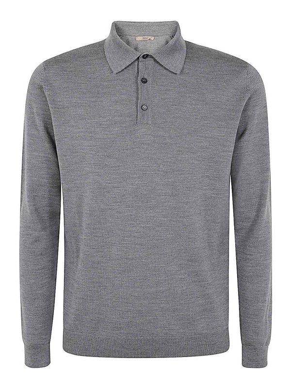 NUUR: maglia a collo alto e polo - Pullover grigio