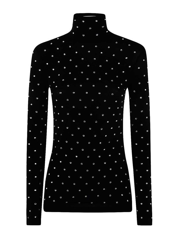 PACO RABANNE: Tシャツ - Tシャツ - 黒