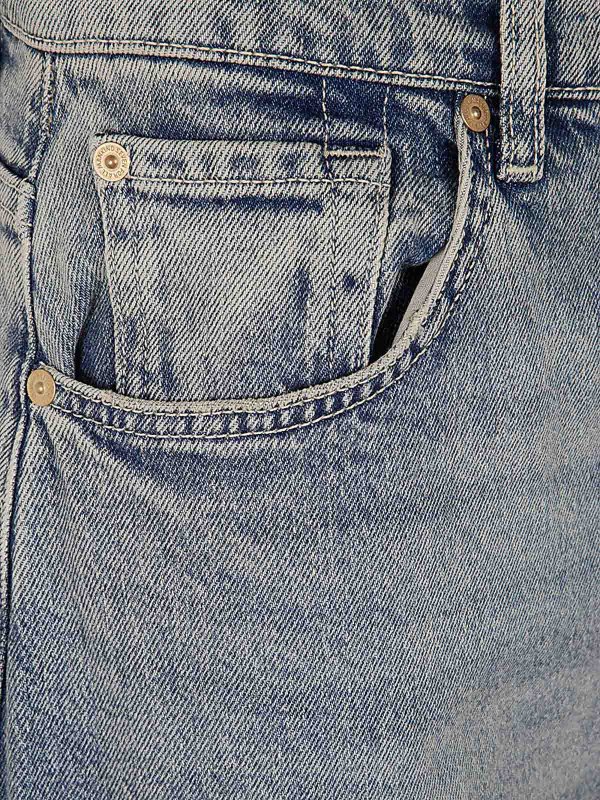 The Best Shops 7 FOR ALL MANKIND: ストレートジーンズ - ストレートジーンズ - ブルー