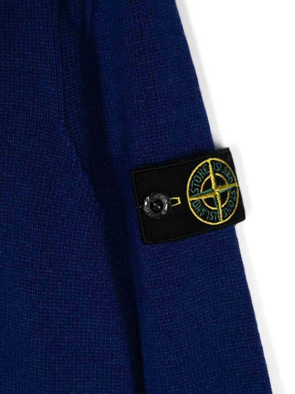 Stone Island Junior: Pull col rond online - Pull Col Rond - Bleu