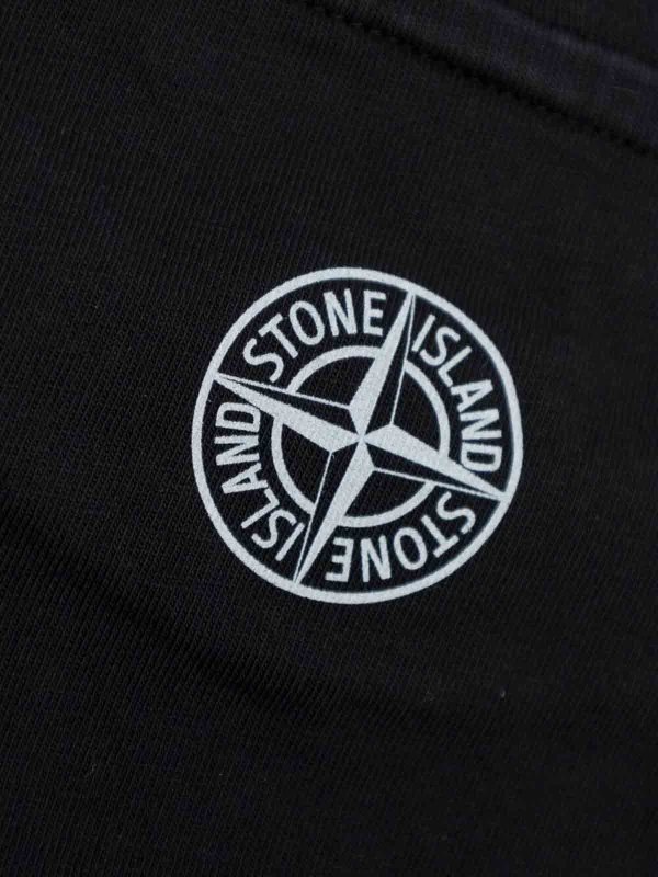 The Best Shops Stone Island Junior: T-shirts - T-Shirt - Noir