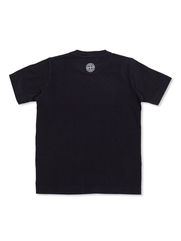 T-Shirt - Noir shop online: Stone Island Junior