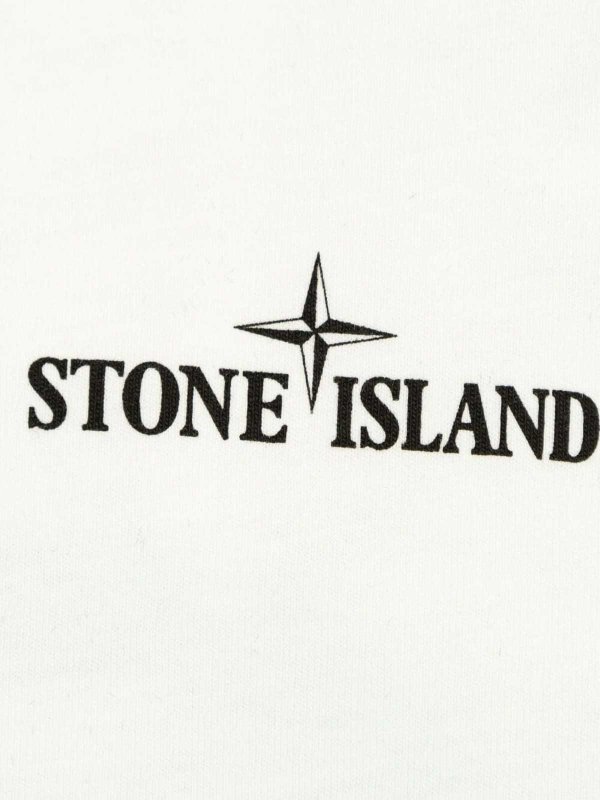 Cotton T-Shirt shop online: Stone Island Junior