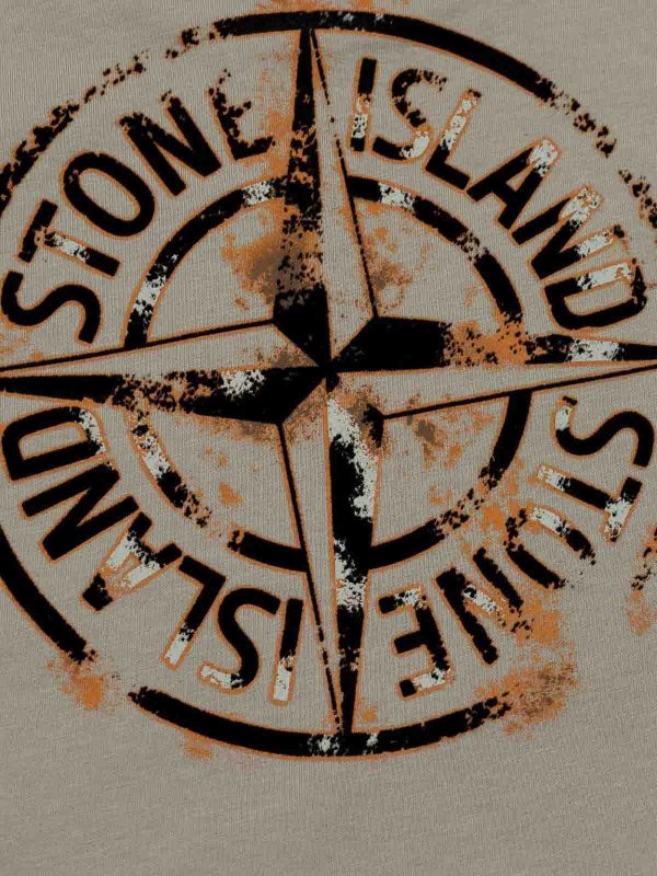 The Best Shops Stone Island Junior: Camisetas - Camiseta - Gris