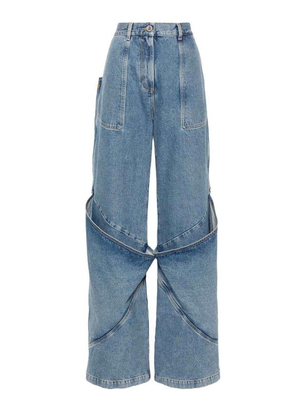 The Attico: bootcut jeans - Denim jeans